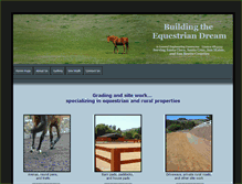 Tablet Screenshot of buildingtheequestriandream.com